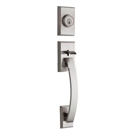 Kwikset Tavaris Exterior Single Cylinder Handleset Trim 800TVH-15-SMT-6AL-RCS-LIP